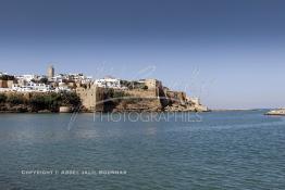 Image du Maroc Professionnelle de  La kasbah des Oudaïas de Rabat est une magnifique petite forteresse surplombant l'embouchure du fleuve Bouregreg érigée par les Almoravides pour lutter contre les tribus Berghouatas, elle séduit par sa quiétude et sa lumière.  Jeudi 6 Octobre 2011. (Photo / Abdeljalil Bounhar)
 